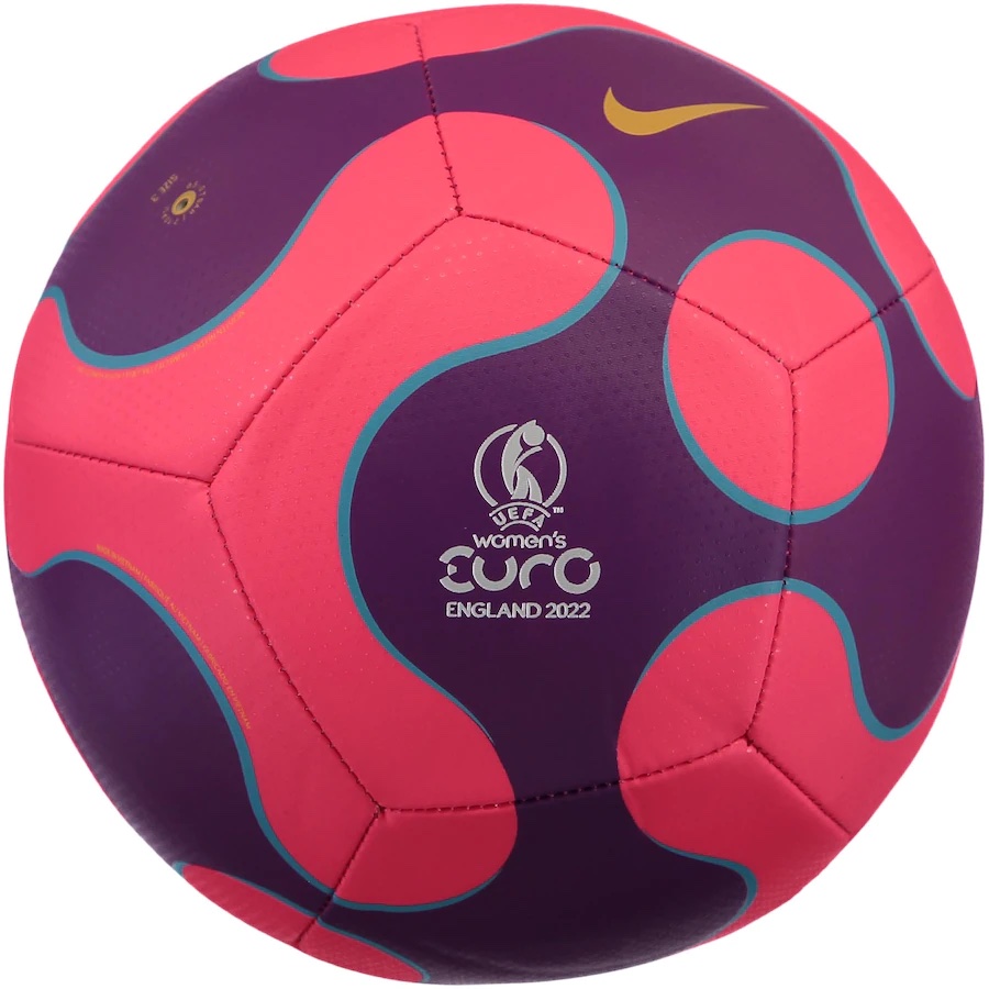 A professional Nike football featuring the UEFA Women’s Euro 2022 branding.