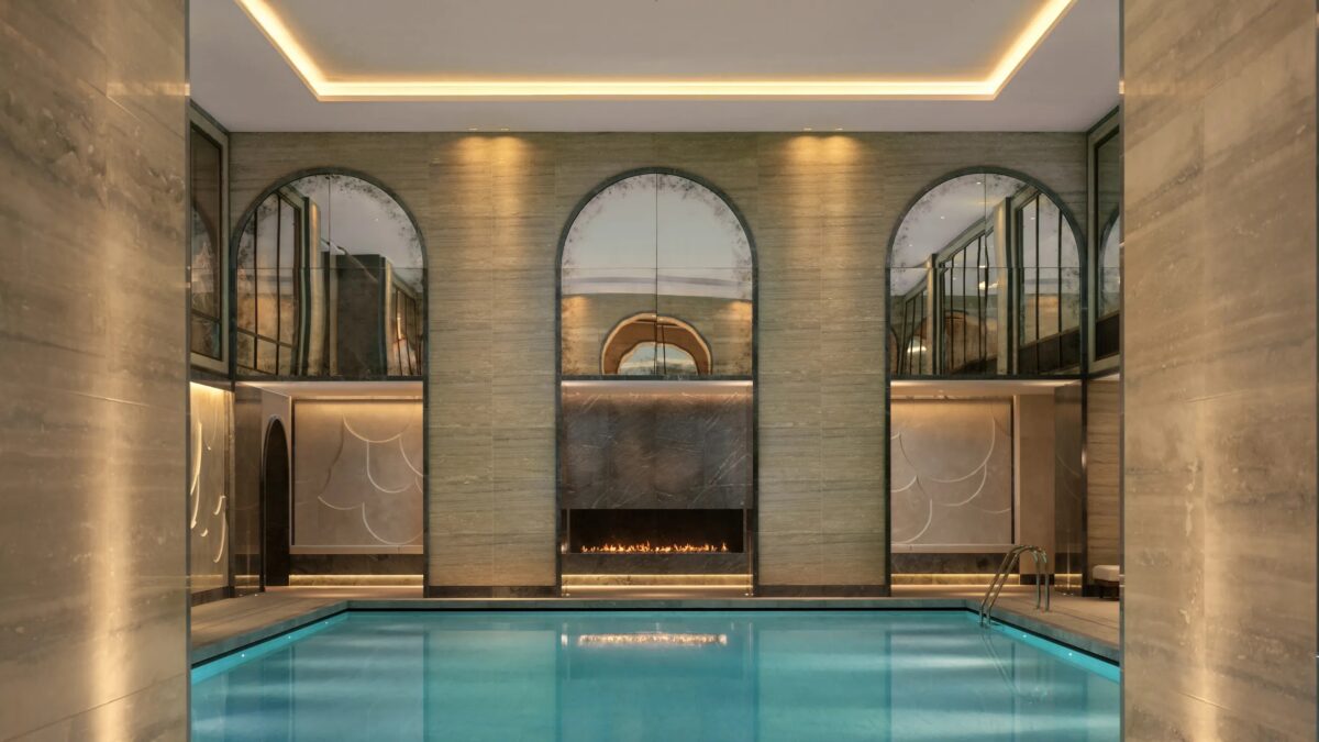 A massive crowd of runners crossing the Tower Bridge during the London Marathon.