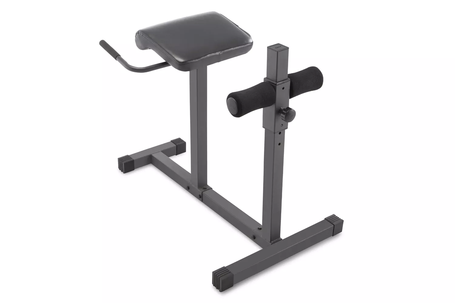 Marcy adjustable hyperextension Roman chair with a 45-degree angle design and padded supports.