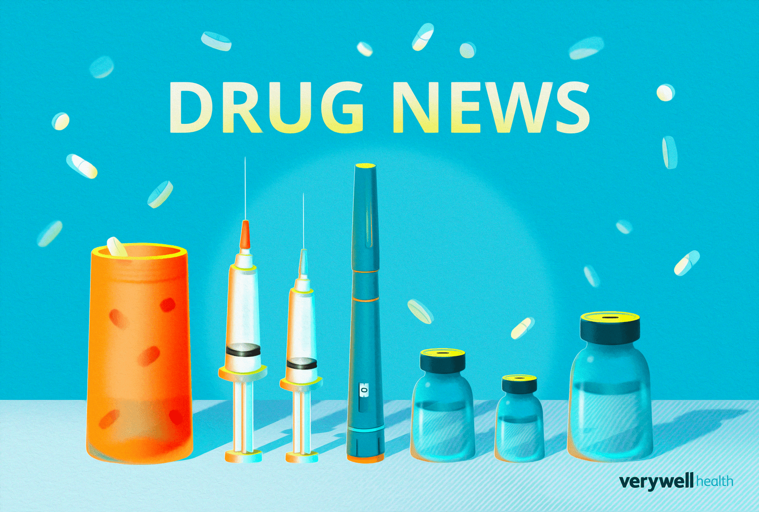 Illustration depicting breakthrough news in the pharmaceutical industry regarding blood pressure medication.