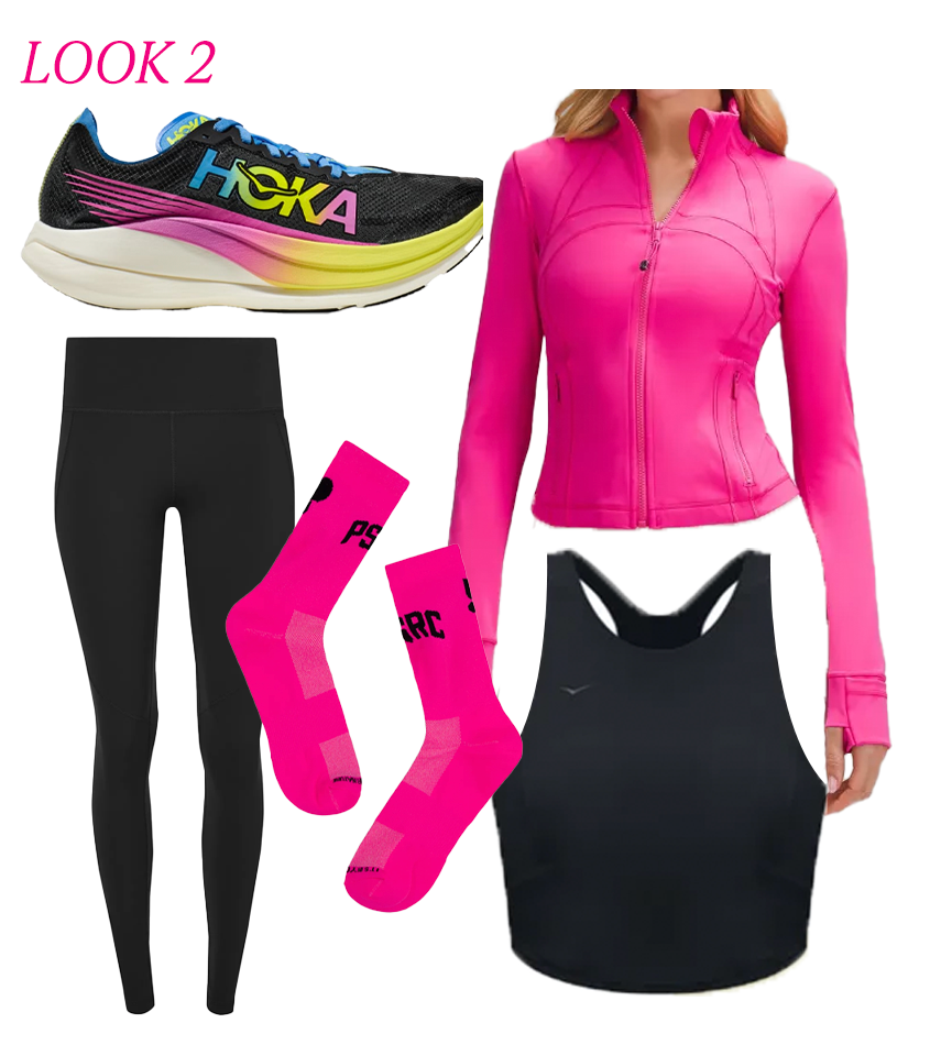 Detail shot of high-waisted compression leggings with a supportive waistband.